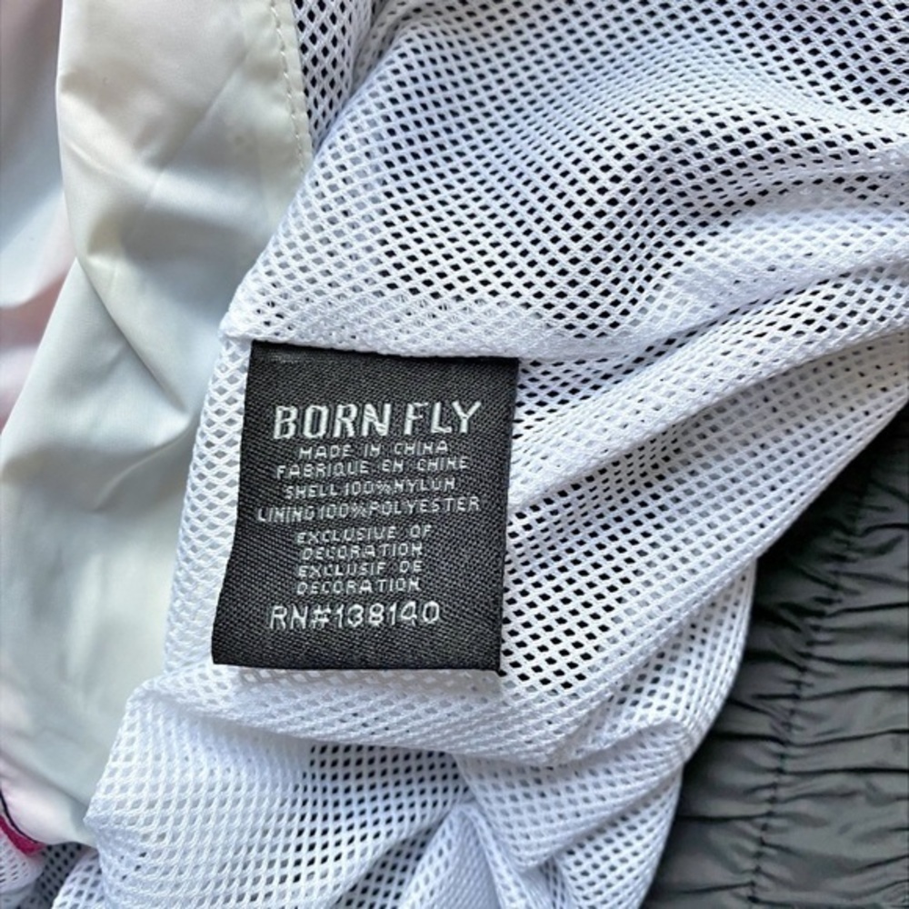 Born Fly Retro Pink, White, and Black‎ Colorway Windbreaker - Picture 6 of 11